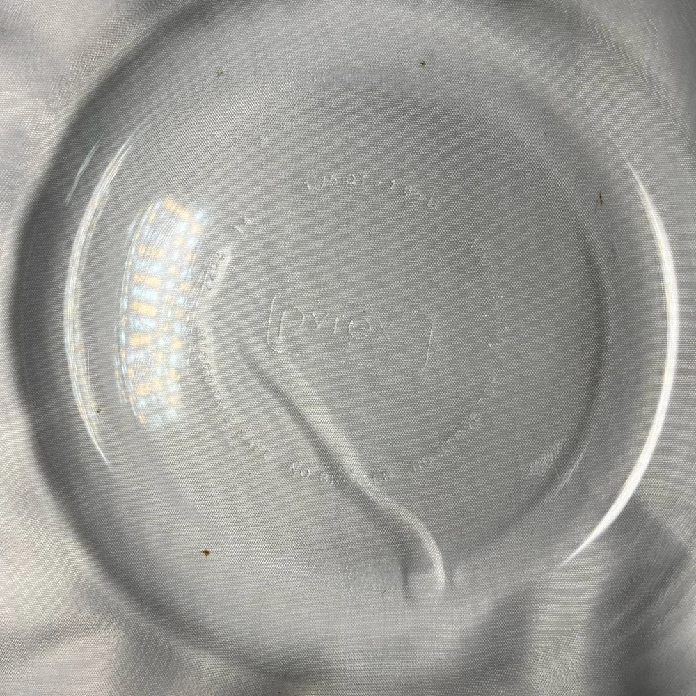 Pyrex vintage clear
